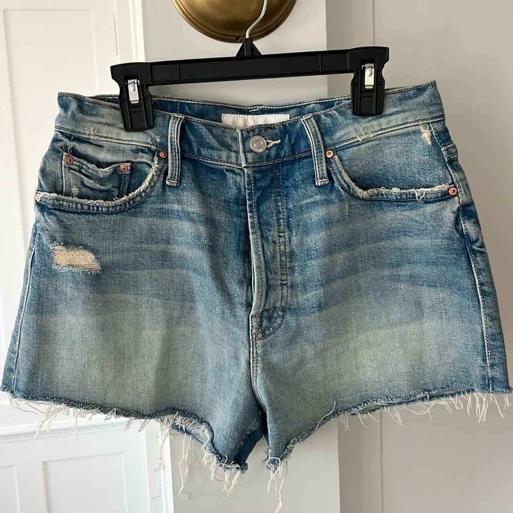 MOTHER Blue Jean Shorts